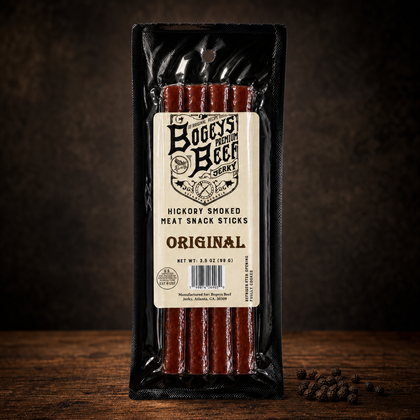 Bogey's Beef Original hickory smoked meat snack sticks